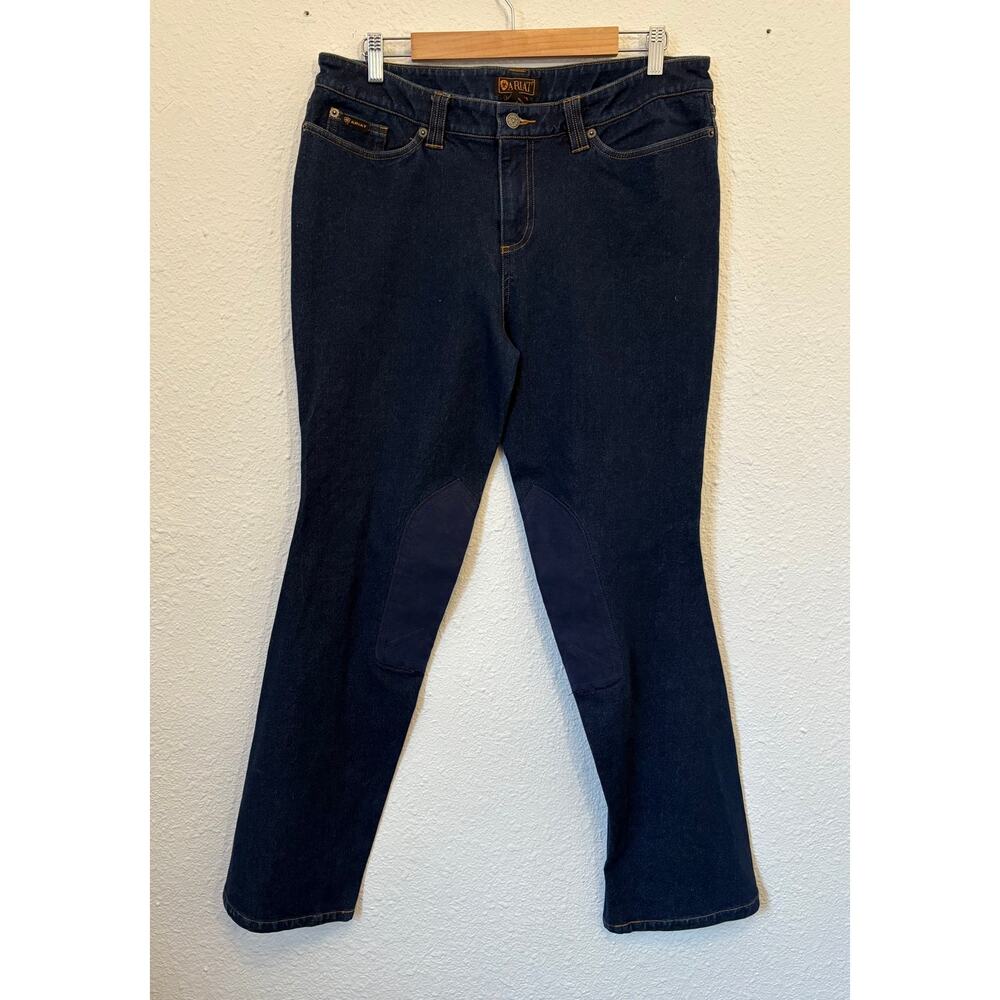 Ariat Women's Denim Bootcut Stretch Horse Riding Jeans 34R Dark Wash